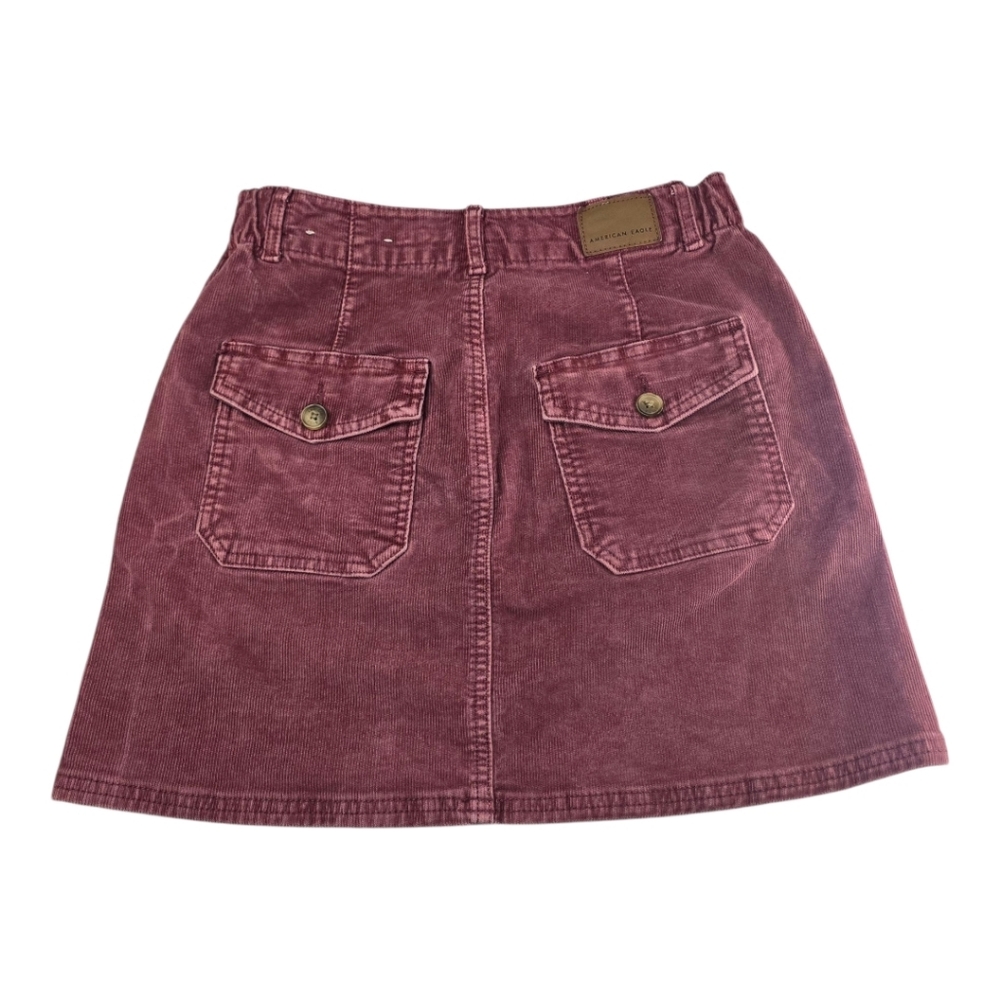American‎ Eagle Corduroy Mini Skirt Women’s Size 2 - Picture 2 of 7